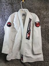 Top Bad Boy Jiu-Jitsu BJJ Talla A-2 Ground Control Serie Pro Kimono Gi Solo Blanco segunda mano  Embacar hacia Argentina