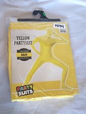 Yellow Partysuit Morphsuit Disappearing Man  Halloween Adult Medium for sale  Shipping to South Africa