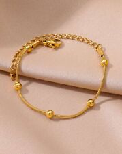 Bracelet perles doré d'occasion  Artix