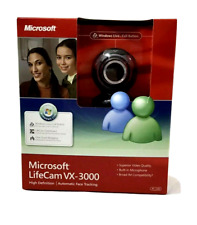 Usado, Câmera de rastreamento facial Microsoft LifeCam VX-3000 webcam Windows Vista comprar usado  Enviando para Brazil