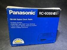 NUEVO 1999 De colección Panasonic RC-6088 FM/AM Reloj Digital Radio Como Nuevo, usado segunda mano  Embacar hacia Argentina
