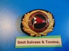 Shipping vintage  enamel cap badge "Smit International Towing & Salvage " 1842 - for sale  Shipping to South Africa