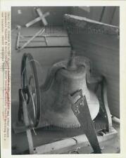 Foto de prensa 1990 campana de 500 libras de la Iglesia Metodista Unida Pearl River segunda mano  Embacar hacia Mexico