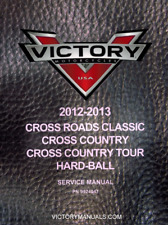 2012 roads cross victory for sale  Caruthers