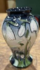 Moorcroft nivalis vase for sale  SWINDON