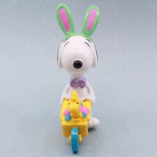 Carro cochecito empujador PEANUTS Snoopy con huevos de Pascua y figura de PVC Woodstock segunda mano  Embacar hacia Argentina