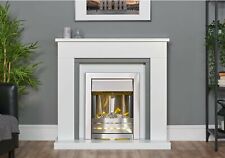 Electric fire white for sale  MANCHESTER