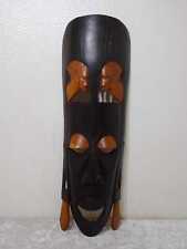 Holz maske tribal gebraucht kaufen  Halbe