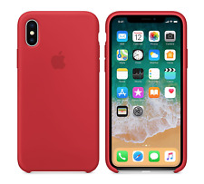 Capa/Capa de Silicone Genuína/Oficial Apple iPhone X - (PRODUTO) Vermelha comprar usado  Enviando para Brazil