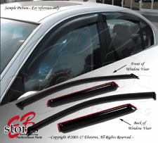 Juego de 4 piezas de visera para ventana de montaje exterior para Ford Fusion 2006-2012 segunda mano  Embacar hacia Mexico