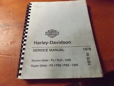 Harley davidson workshop for sale  DISS