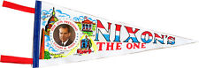 Used, Colorful 1969 Richard Nixon NIXON'S THE ONE Inauguration Pennant Flag (4367) for sale  Shipping to South Africa