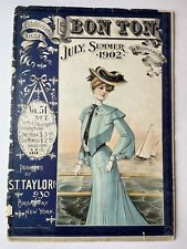 1902 ~ LE BON TON ~ RARA REVISTA DE MODA FEMININA NOVA YORK ~ comprar usado  Enviando para Brazil