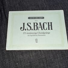 371 vierstimmige Choralgesaangen Breitkopf Nr 10 Johann Sebastian Bach livro de órgão comprar usado  Enviando para Brazil