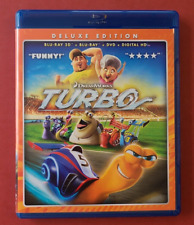 Turbo 3D (Blu-ray 3D/2D/DVD, cópia digital, 2013, conjunto de 3 discos) DreamWorks Deluxe comprar usado  Enviando para Brazil