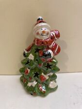 Ceramic snowman christmas for sale  Westford