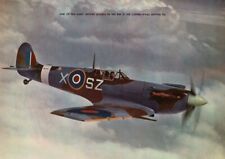 FOTO DE REVISTA RAF de asa recortada Spitfire Vb da Segunda Guerra Mundial em voo 1944 comprar usado  Enviando para Brazil