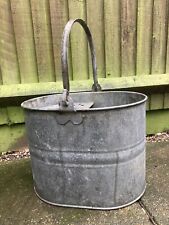 Vintage galvanised oval for sale  SOUTHAMPTON