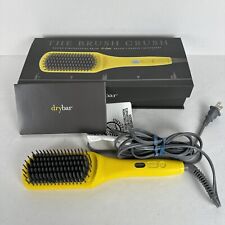 Used, Drybar The Brush Crush Yellow Black 120V Heated Straightening Brush Used for sale  Shipping to South Africa