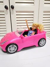 Usado, Mattel Barbie Coche Y Muñeca Firma Rosa Brillo Convertible 2 Asientos Negro Asientos segunda mano  Embacar hacia Argentina