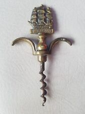 Vintage brass corkscrew for sale  Shipping to Ireland