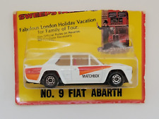 1982 Matchbox Lesney MB09 Fiat Abarth #9 New In Package Cut Card 1:53 England for sale  Shipping to South Africa