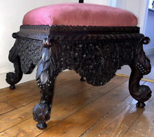 Large rosewood footstool for sale  HUNTINGDON