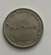 Playback token slot for sale  HORLEY