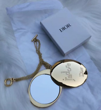 Novo Espelho de Bolso Feminino Dior Beauty Maquiagem Cosmética Dourado sem Caixa, usado comprar usado  Enviando para Brazil