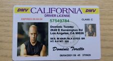 Licencia de novedad rápida y furiosa de Dominic Toretto  segunda mano  Embacar hacia Argentina