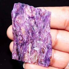 Used, 100% Natural Russian CHAROITE ROUGH SLAB Cabochon ROUGH stone 129.90Ct 41x58x5mm for sale  Shipping to South Africa