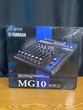 Consola de mezcla portátil Yamaha MG10 negra incorporada FX 10 canales ZT41710 segunda mano  Embacar hacia Argentina
