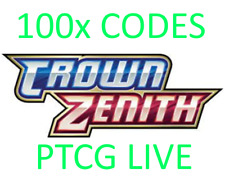 100 códigos Crown Zenith para Pokémon JCC Live, enviados rápido segunda mano  Embacar hacia Argentina