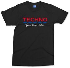 Camiseta Techno Engraçada Every Tempo Slogan Festival de Música Rave Dance Vestido de Festa, usado comprar usado  Enviando para Brazil