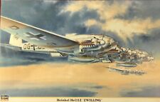 Kit modelo rebocador planador gêmeo Hasegawa 1:72 Heinkel He 111Z #00995 *SACOS SELADOS* comprar usado  Enviando para Brazil