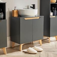 Bathroom Under Sink Basin Unit Grey Storage Cupboard Shelving Unit Seconds for sale  Shipping to South Africa