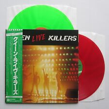 Queen 'Live Killers' Green & Red Coloured Vinyl 1979 Japanese LP Japan Album comprar usado  Enviando para Brazil