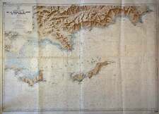 Antique marine map d'occasion  Expédié en Belgium