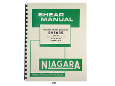 Niagara shear 110 for sale  Goddard