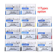 AZDENT Dental FG Diamond Burs Bur Set Trimming fit High Speed Handpiece  for sale  Shipping to South Africa