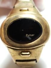 Vintage ladies Pulsar P2 LED Digital Watch  gold filled greening for repair #16S for sale  Saint Louis