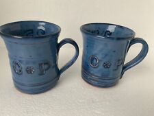 Pair blue pottery for sale  Shipping to Ireland
