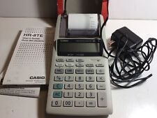 Calculadora de impresora portátil Casio HR-8TE PLUS-W pantalla de 12 dígitos segunda mano  Embacar hacia Argentina