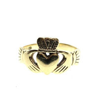 Gold claddagh ring for sale  MANCHESTER