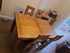 Seater solid oak for sale  CARSHALTON