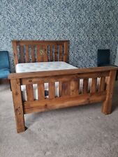 Solid wood bed for sale  DONCASTER