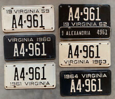 1962 license virginia plates for sale  Oakton
