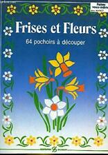 Frises fleurs. pochoirs d'occasion  France