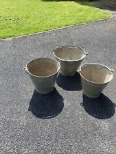 vintage galvanised bucket for sale  MAIDENHEAD