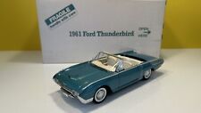 DANBURY MINT 1:24 1961 FORD THUNDERBIRD CONVERTIBLE TURQUOISE METALLIC MINT RARE for sale  Shipping to South Africa